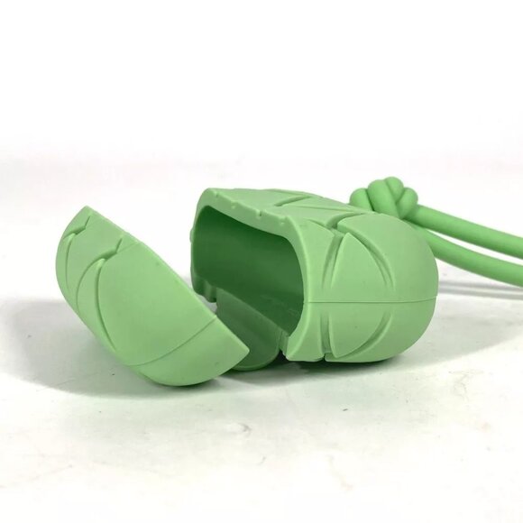 BOTTEGA VENETA Airpods Apple Intrecciato Earphone case rubber Green Unused - Picture 3 of 14